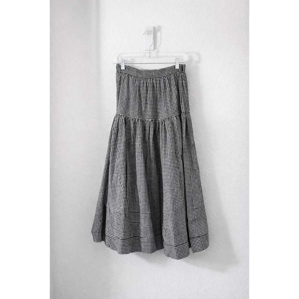 Doen Sebastiane Gingham Maxi Skirt XS - Picture 7 of 10